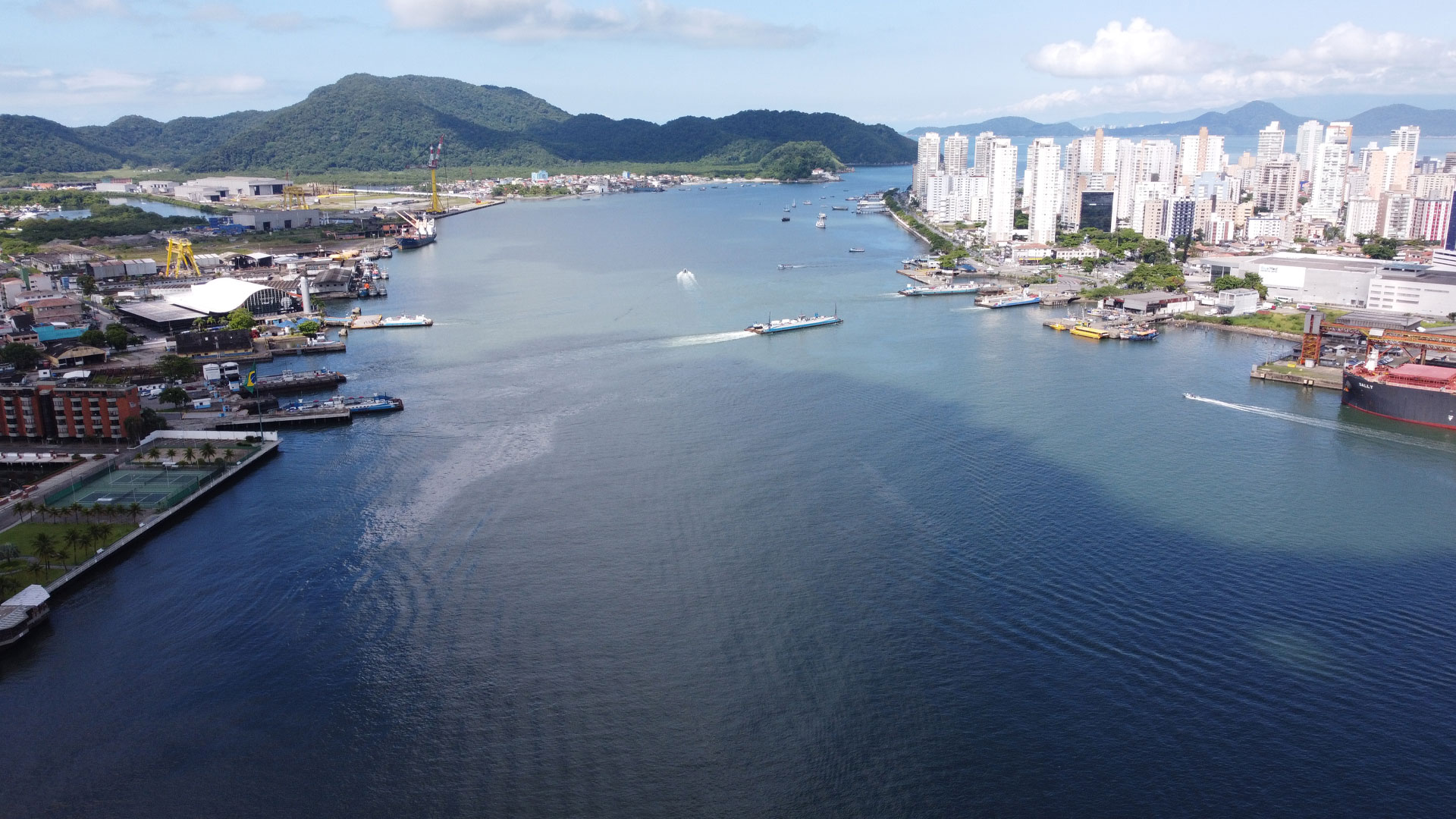 Imagem do Porto de Santos