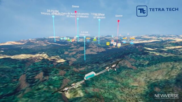 A Tetra Tech em parceria com a NEWVERSE INNOVATION desenvolveu uma solução para simulação do Plano de Ação de Emergência de Barragens de Mineração (PAEBM) em um ambiente de gamificação. Este serviço integra todos os capítulos e informações georreferenciadas do plano, demonstrando de maneira interativa como as informações estão distribuídas no território e as ações necessárias, atreladas à modelagem de ruptura hipotética – Dam Break.